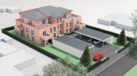 Ansicht - Hochwertige Penthouse-Wohnung im Zentrum von Ostrhauderfehn zu vermieten - mit Carport!