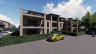 Außenansicht (vorne) - Stilvolle KfW 40 EE Neubau Penthouse-Wohnung Nr. 9 im Zentrum von Ostrhauderfehn! mit Carport und Dachterrasse