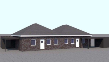 Neubaugebiet! Schlüsselfertige Doppelhaushäfte mit Carport in Ostrhauderfehn zu verkaufen!, 26842 Ostrhauderfehn, Doppelhaushälfte